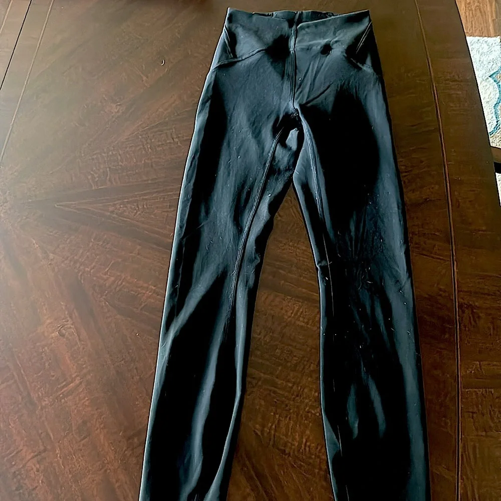 Black Lululemon Leggings - Picture 2 of 2
